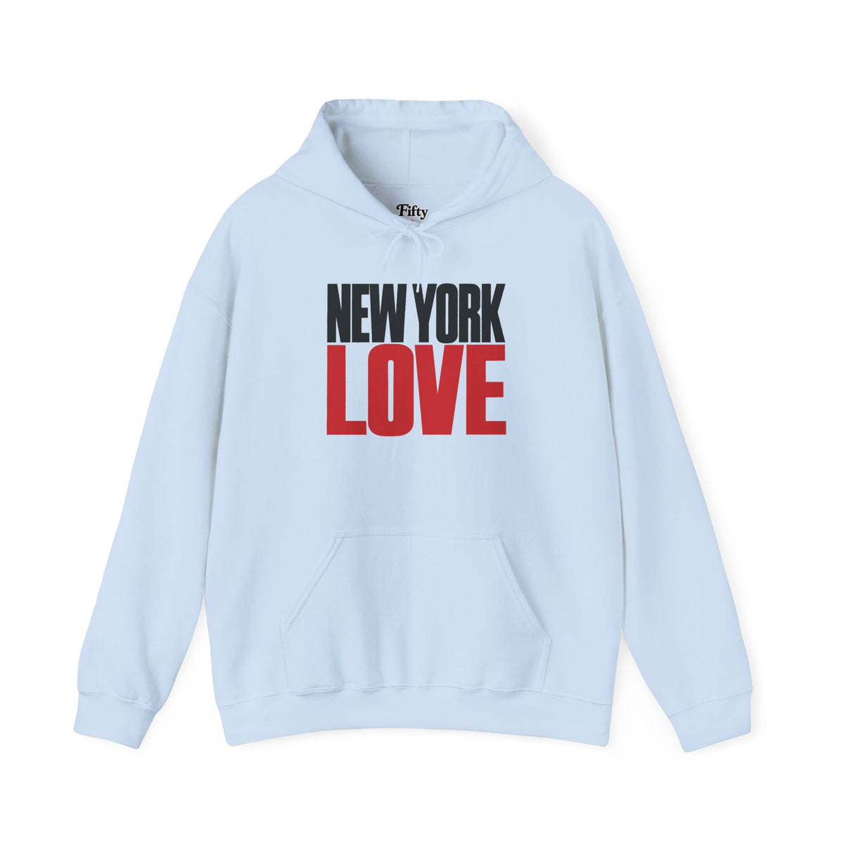 New York Love Unisex Hoodie State Name Graphic