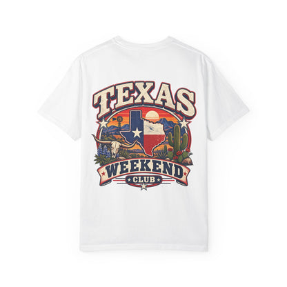 Texas Weekend Club Unisex Comfort Color 1717 Streetwear Graphic Tee