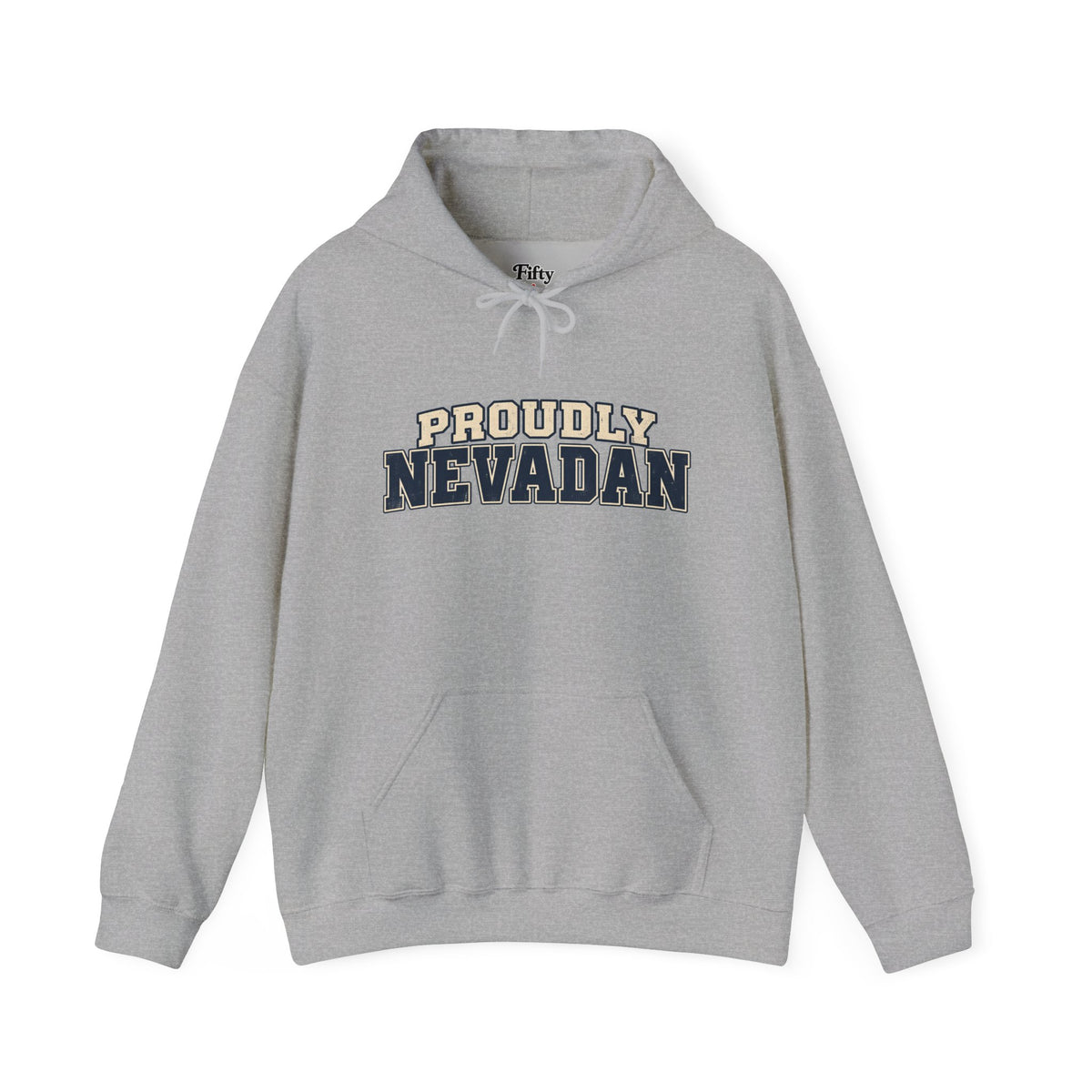 Proudly Nevadan Nevada Unisex Hoodie State Name Graphic