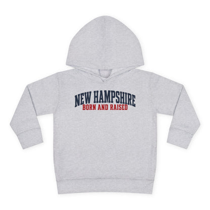 New Hampshire Born and Raised Minimal Heritage Unisex Pullover Fleece Hoodie