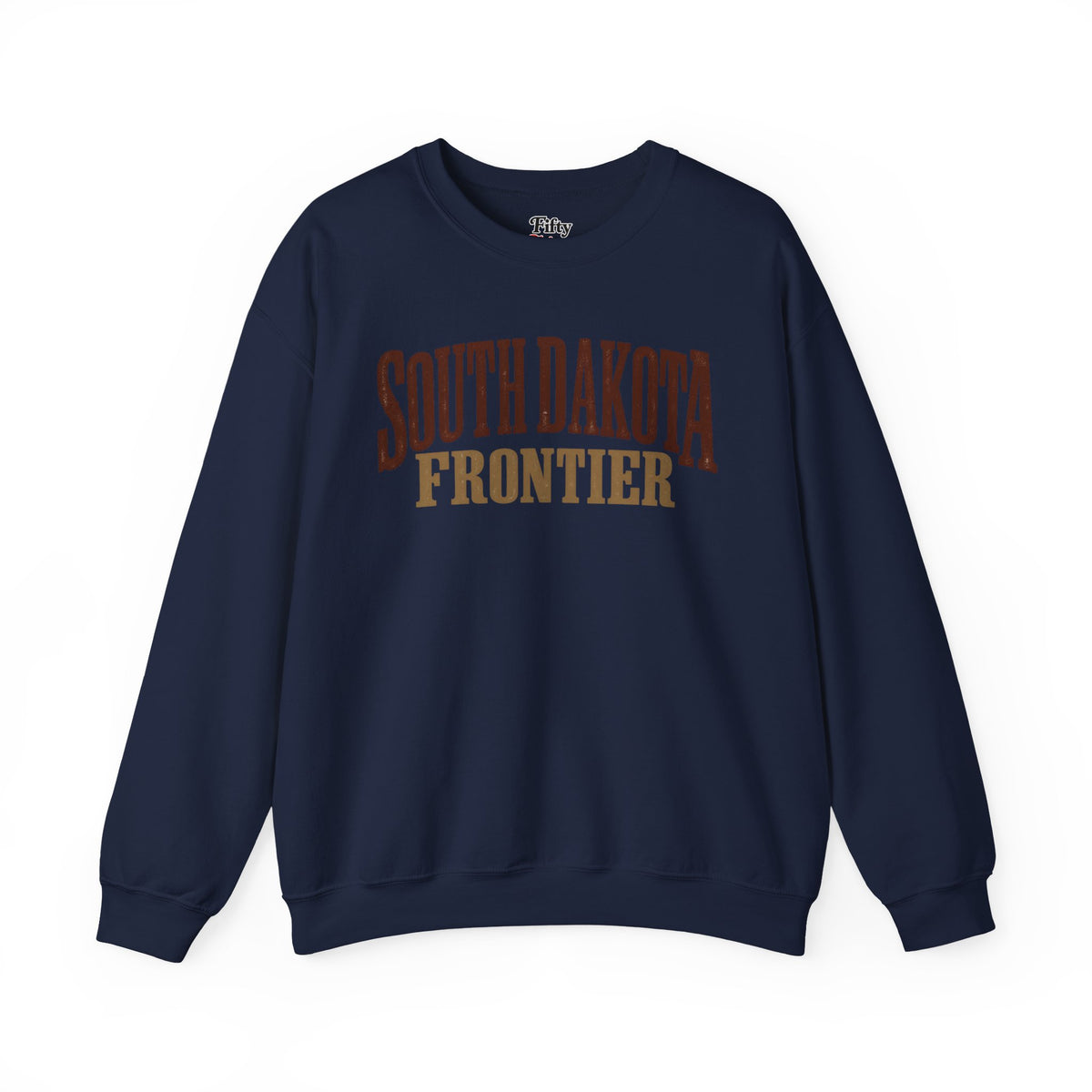 South Dakota Frontier Unisex Crewneck Sweatshirt State Name Graphic