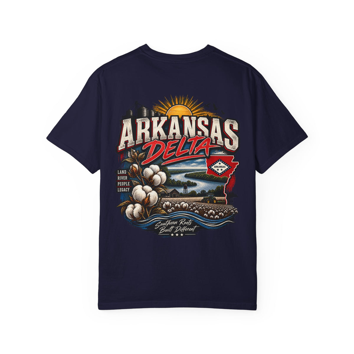 Arkansas Delta Streetwear Unisex Comfort Color 1717 Streetwear Graphic Tee