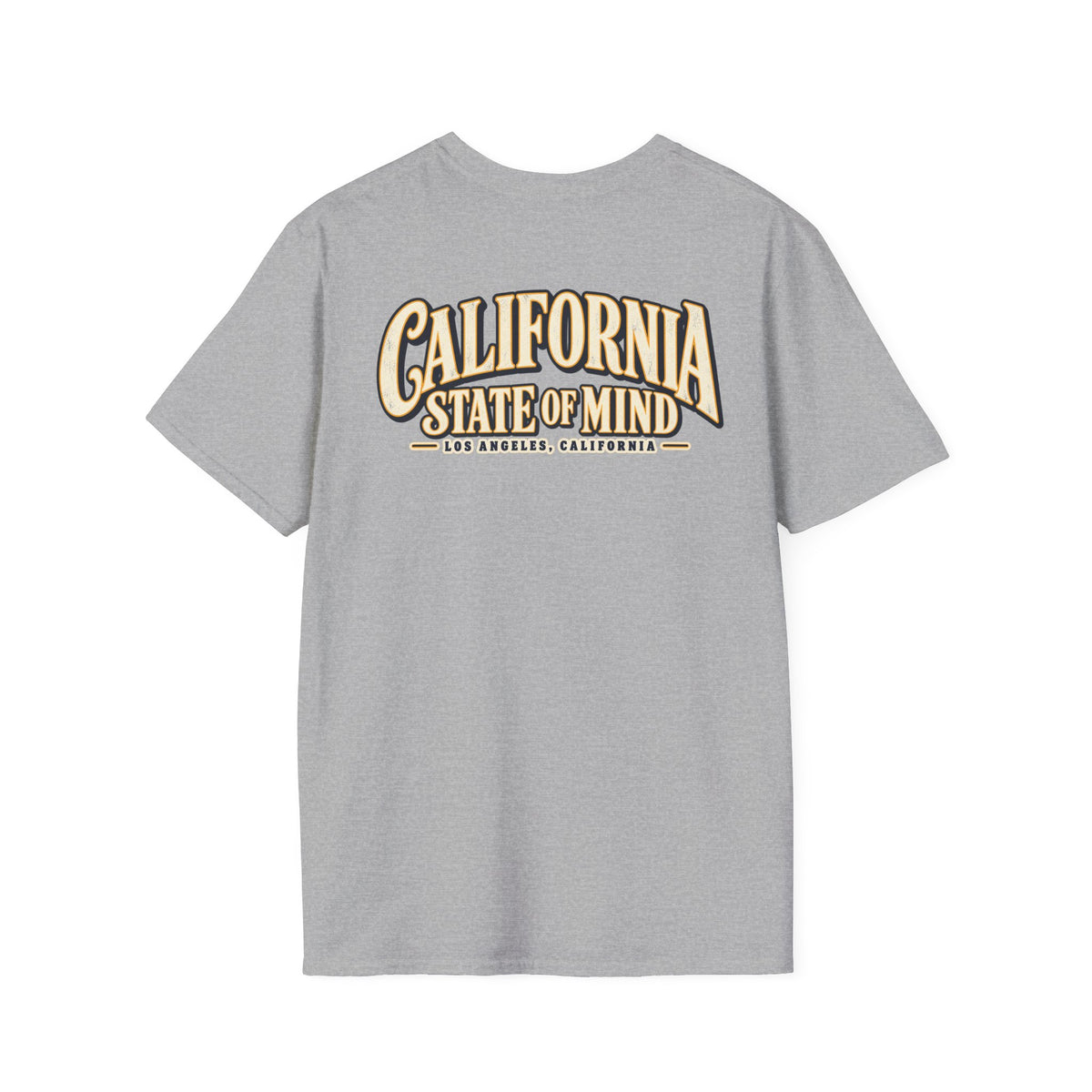 California State of Mind Los Angeles Unisex Softstyle Graphic Tee