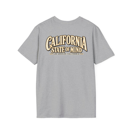 California State of Mind Los Angeles Unisex Softstyle Graphic Tee