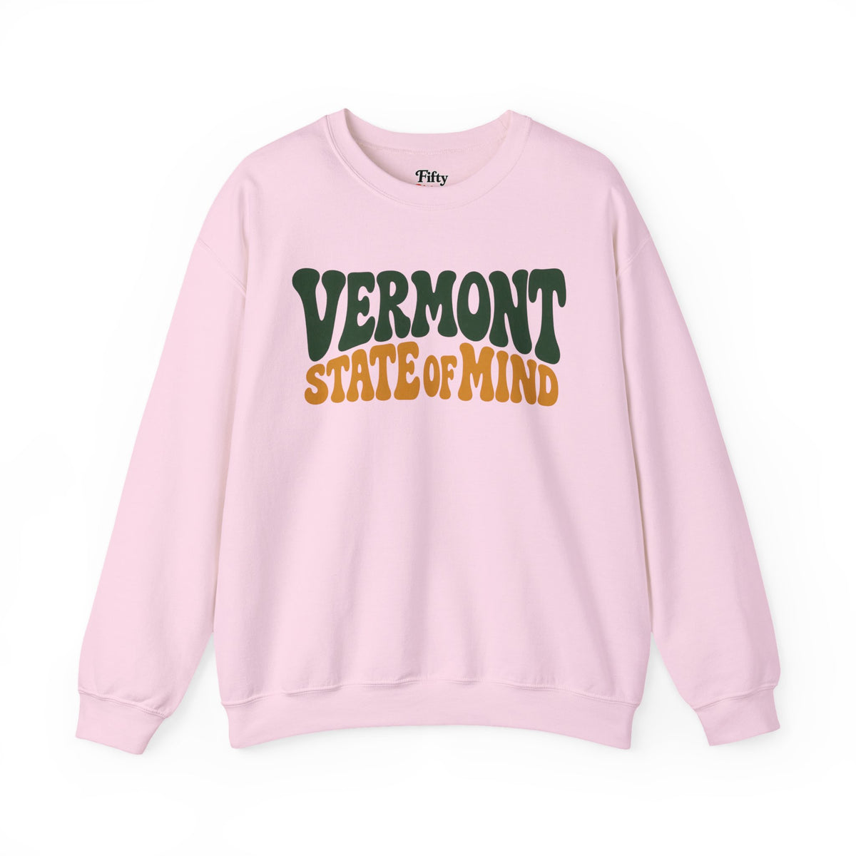 Vermont State Of Mind Unisex Crewneck Sweatshirt State Name Graphic