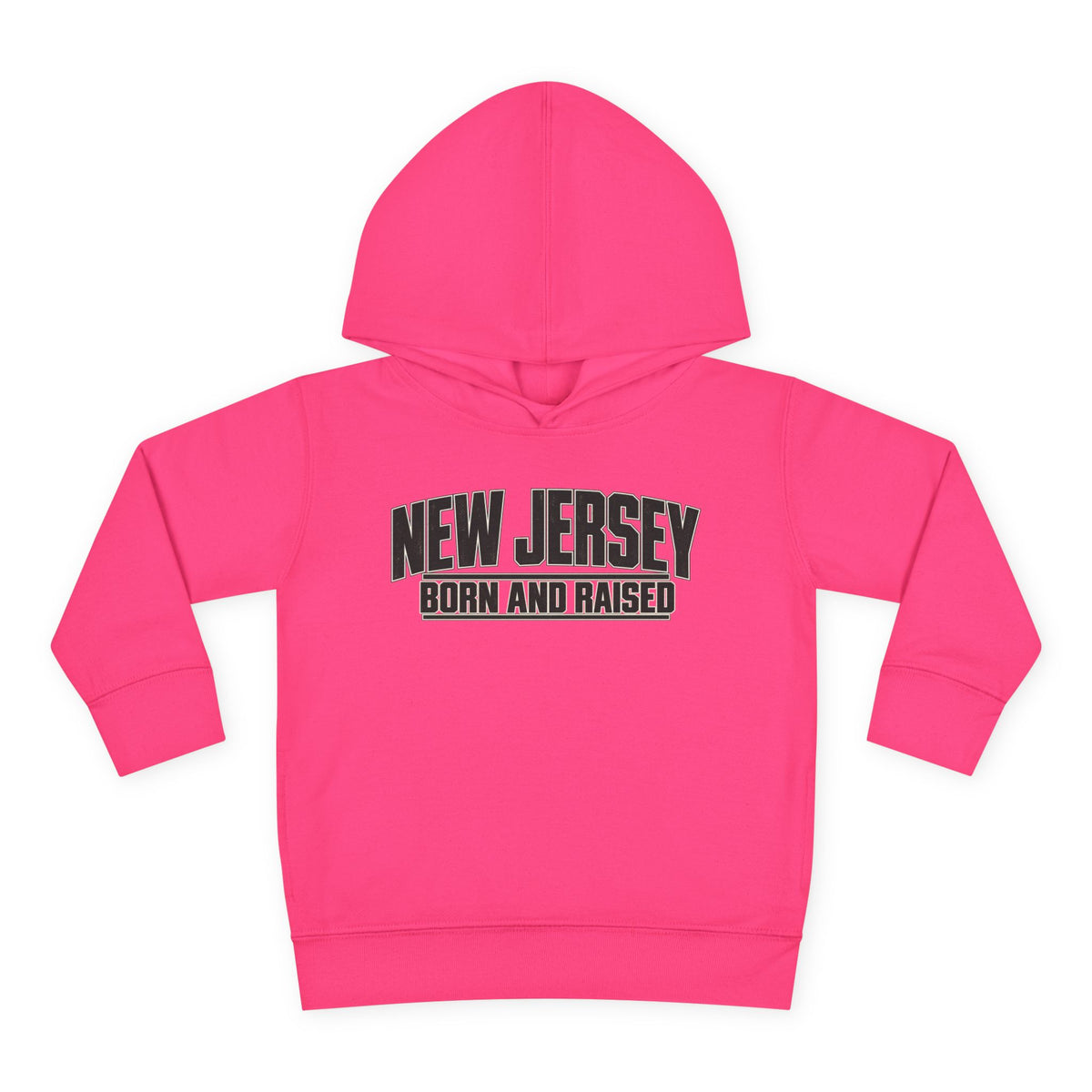 New Jersey Born and Raised Modern Streetwear Unisex Toddler Pullover Fleece Hoodie