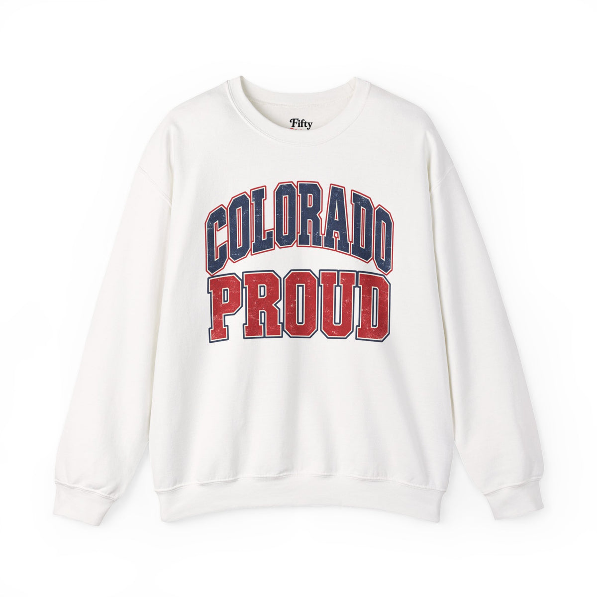 Colorado Proud Unisex Crewneck Sweatshirt State Name Graphic