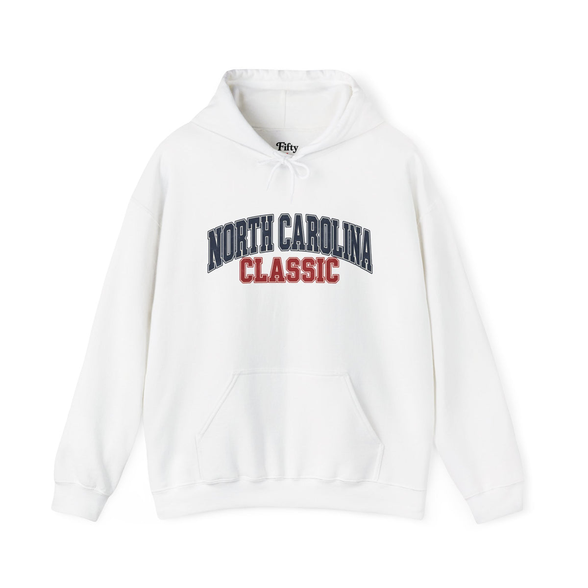 North Carolina Classic Unisex Hoodie State Name Graphic