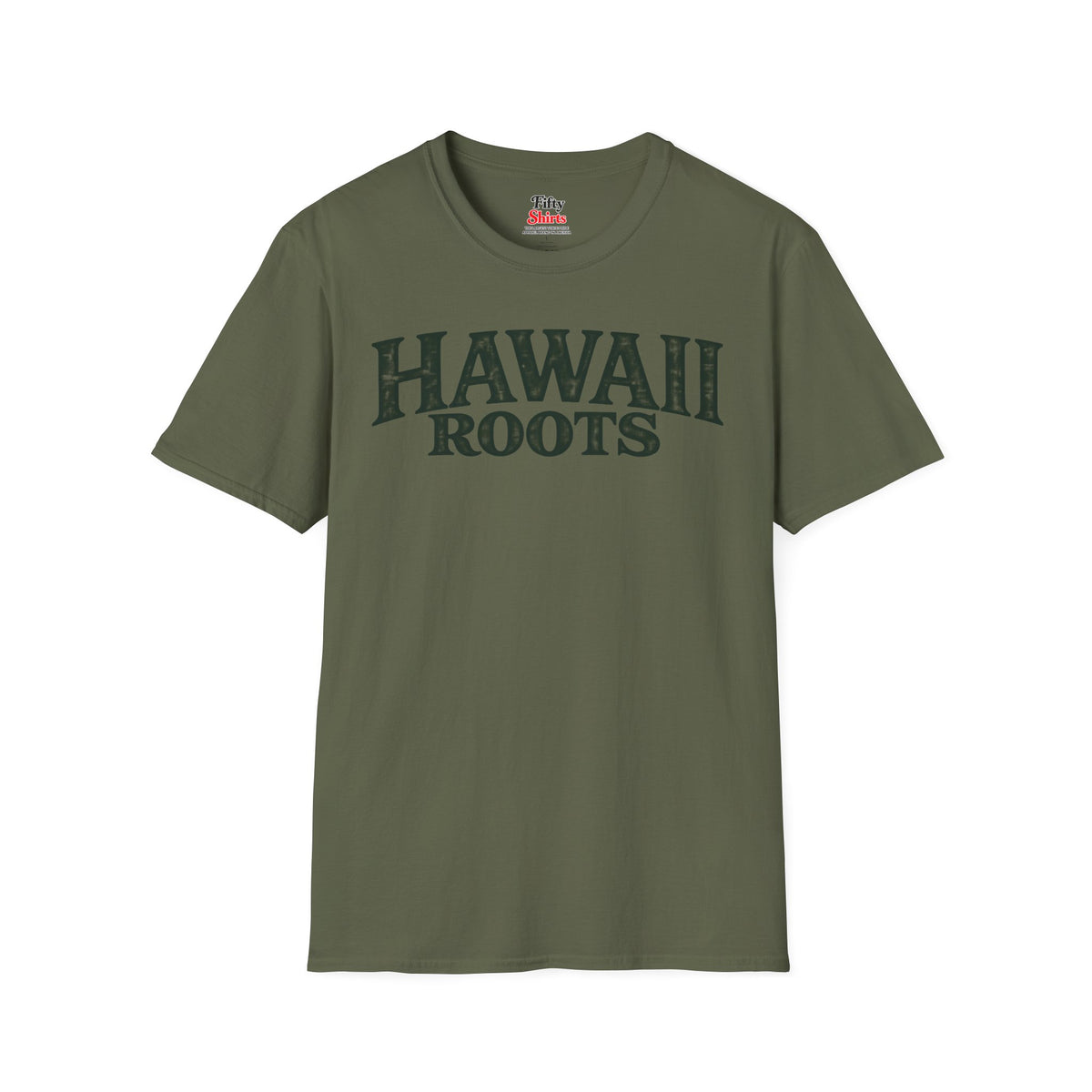 Hawaii Roots Unisex Softstyle T Shirt State Name Graphic Tee