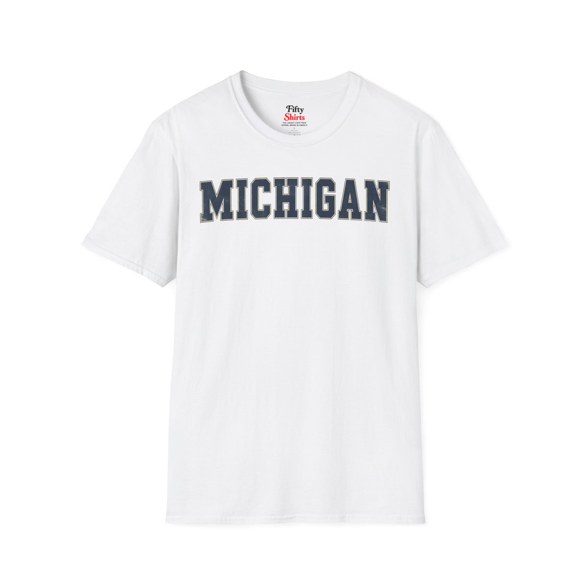 Michigan Unisex Softstyle T Shirt State Name Graphic Tee