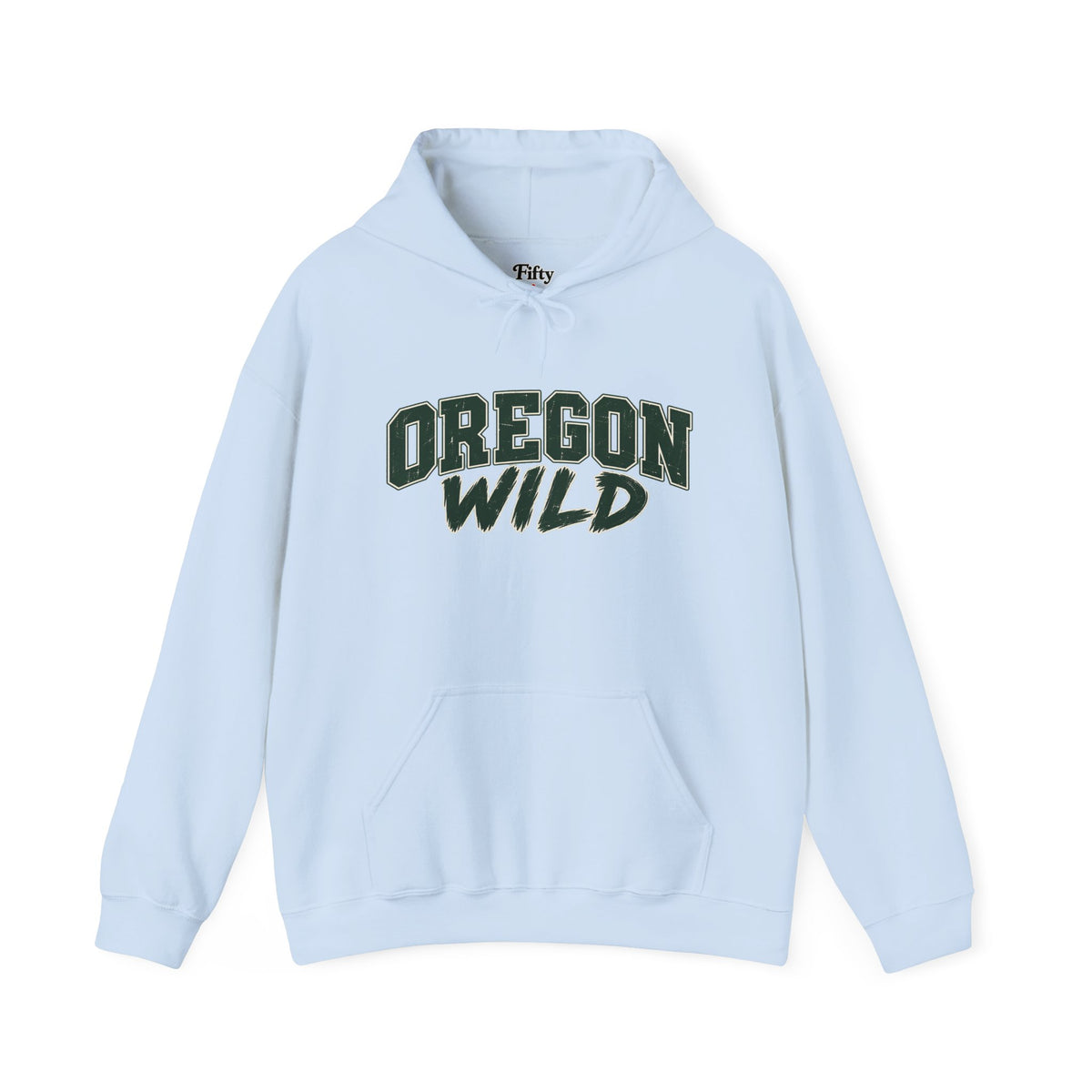 Oregon Wild Unisex Hoodie State Name Graphic