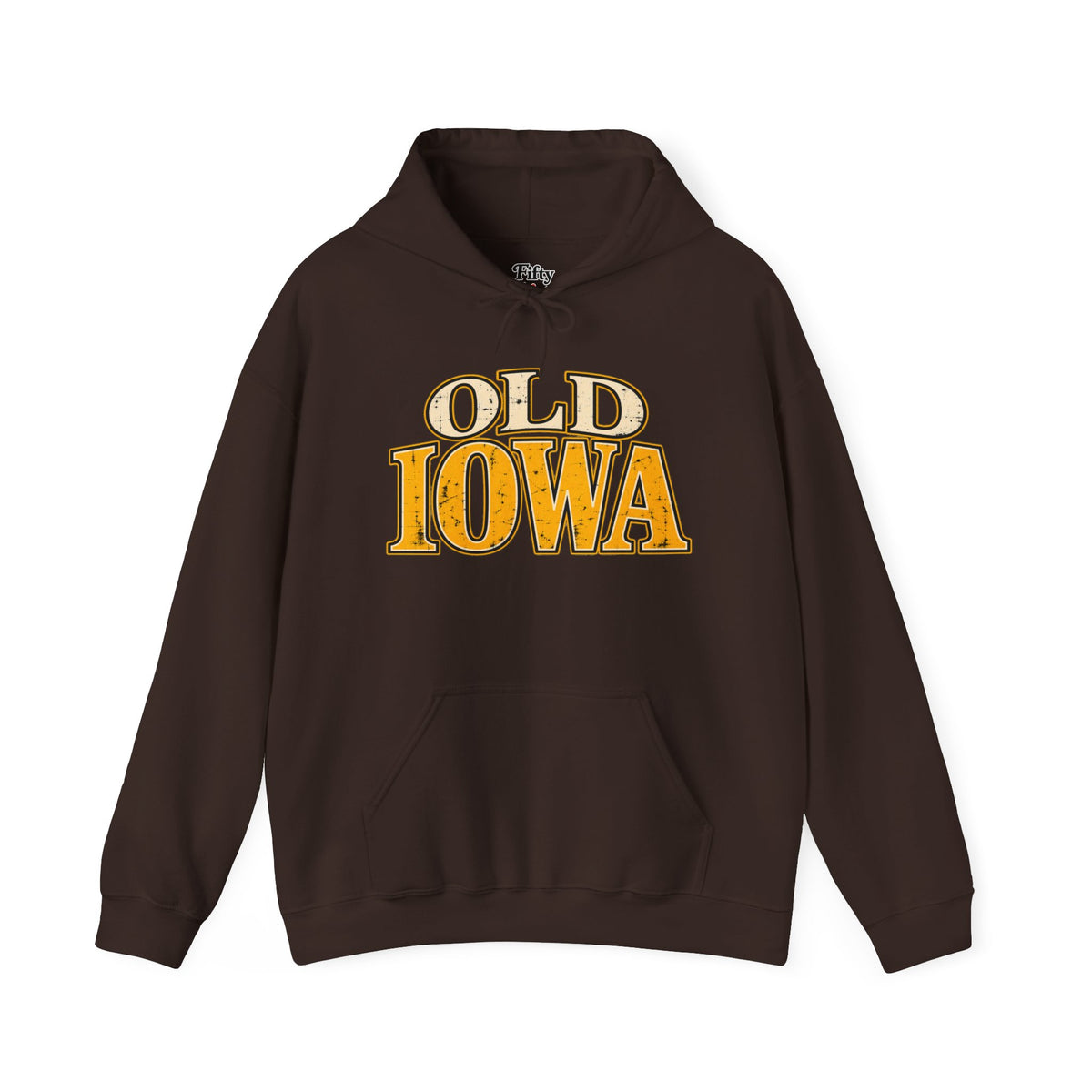Old Iowa Unisex Hoodie State Name Graphic