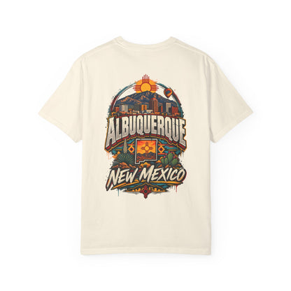 Albuquerque New Mexico Unisex Comfort Color 1717 Streetwear Graphic Tee