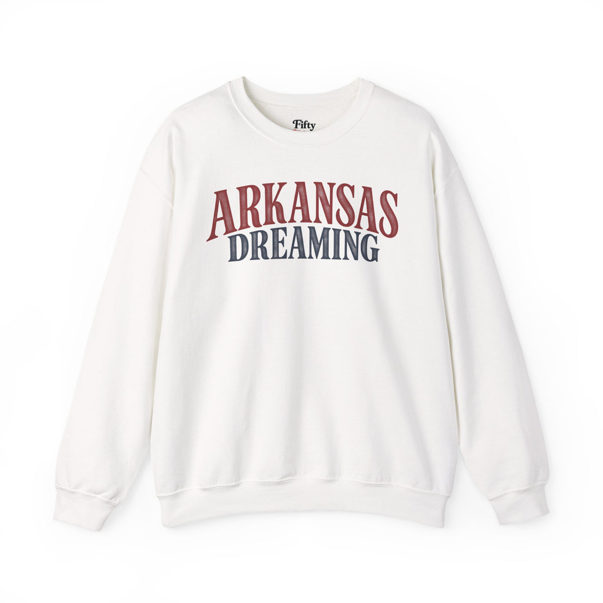 Arkansas Dreaming Unisex Crewneck Sweatshirt State Name Graphic
