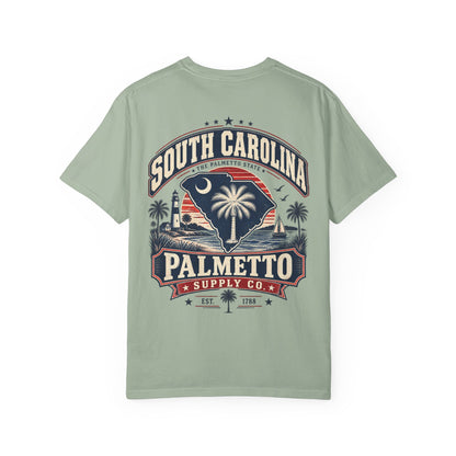 South Carolina Palmetto Supply Co Unisex Comfort Color 1717 Streetwear Graphic Tee