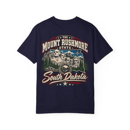South Dakota Mount Rushmore State Unisex Comfort Color 1717 Streetwear Graphic Tee