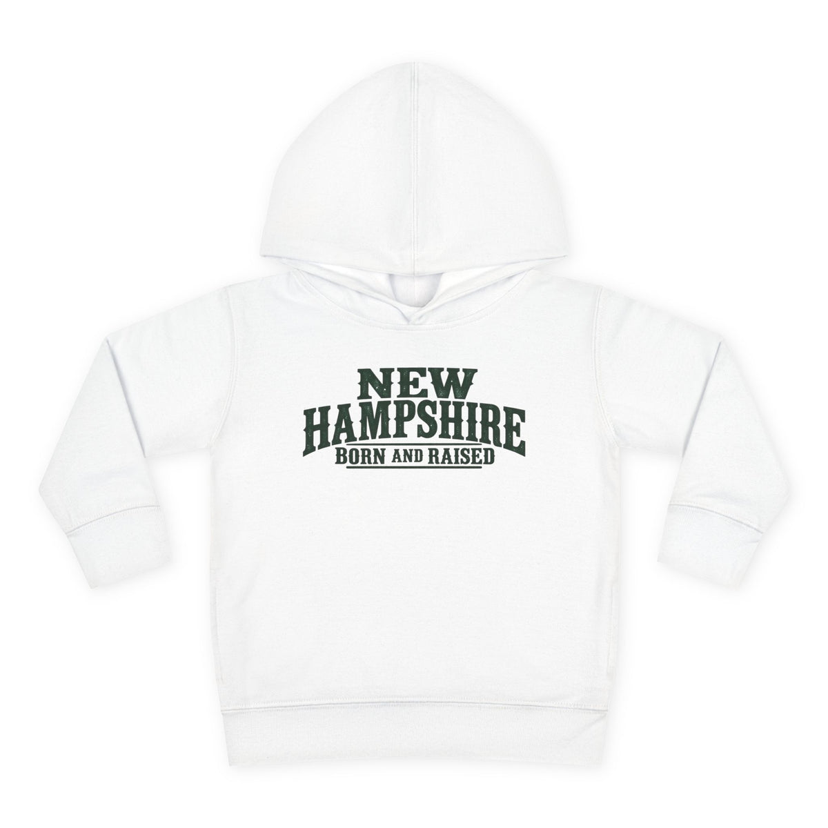 New Hampshire Born and Raised Rustic Outdoor Heritage Unisex Pullover Fleece Hoodie