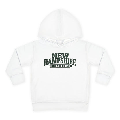 New Hampshire Born and Raised Rustic Outdoor Heritage Unisex Pullover Fleece Hoodie