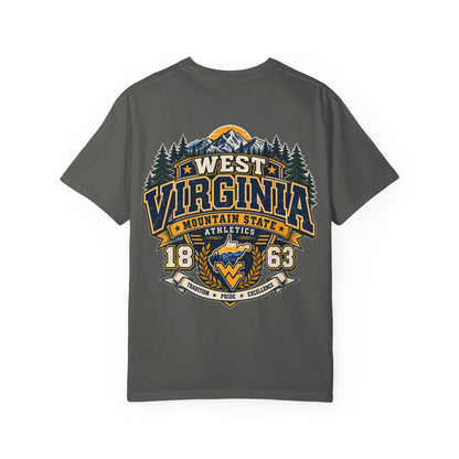 West Virginia Mountain State Athletics Unisex Comfort Color 1717 Streetwear Graphic Tee