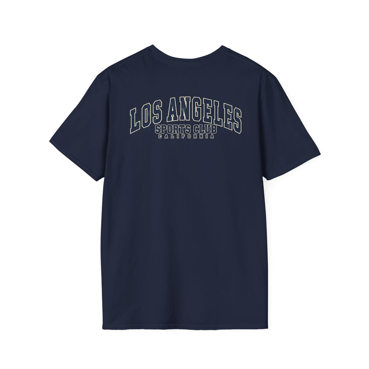 Distressed Los Angeles Sports Club Logo Unisex Softstyle Graphic Tee