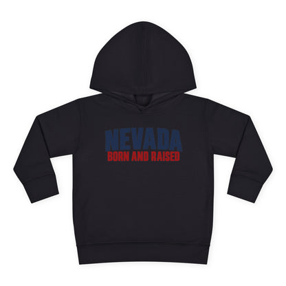Nevada Born and Raised Minimal Heritage Unisex Toddler Pullover Fleece Hoodie