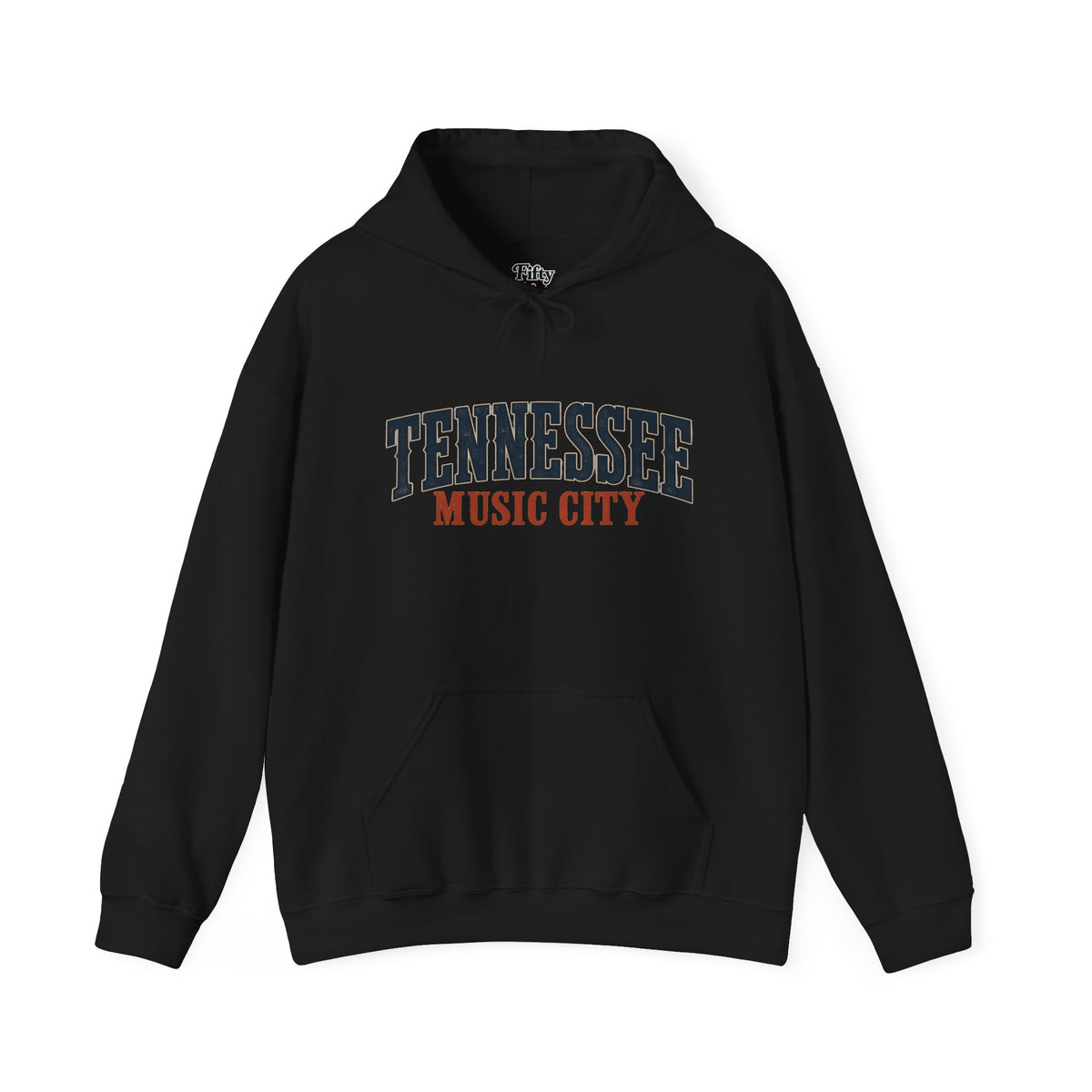 Tennessee Music City Unisex Hoodie State Name Graphic