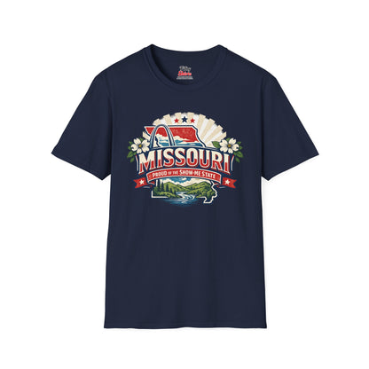 Missouri State Pride Unisex Softstyle T Shirt State Pride Graphic Tee Collections FS03