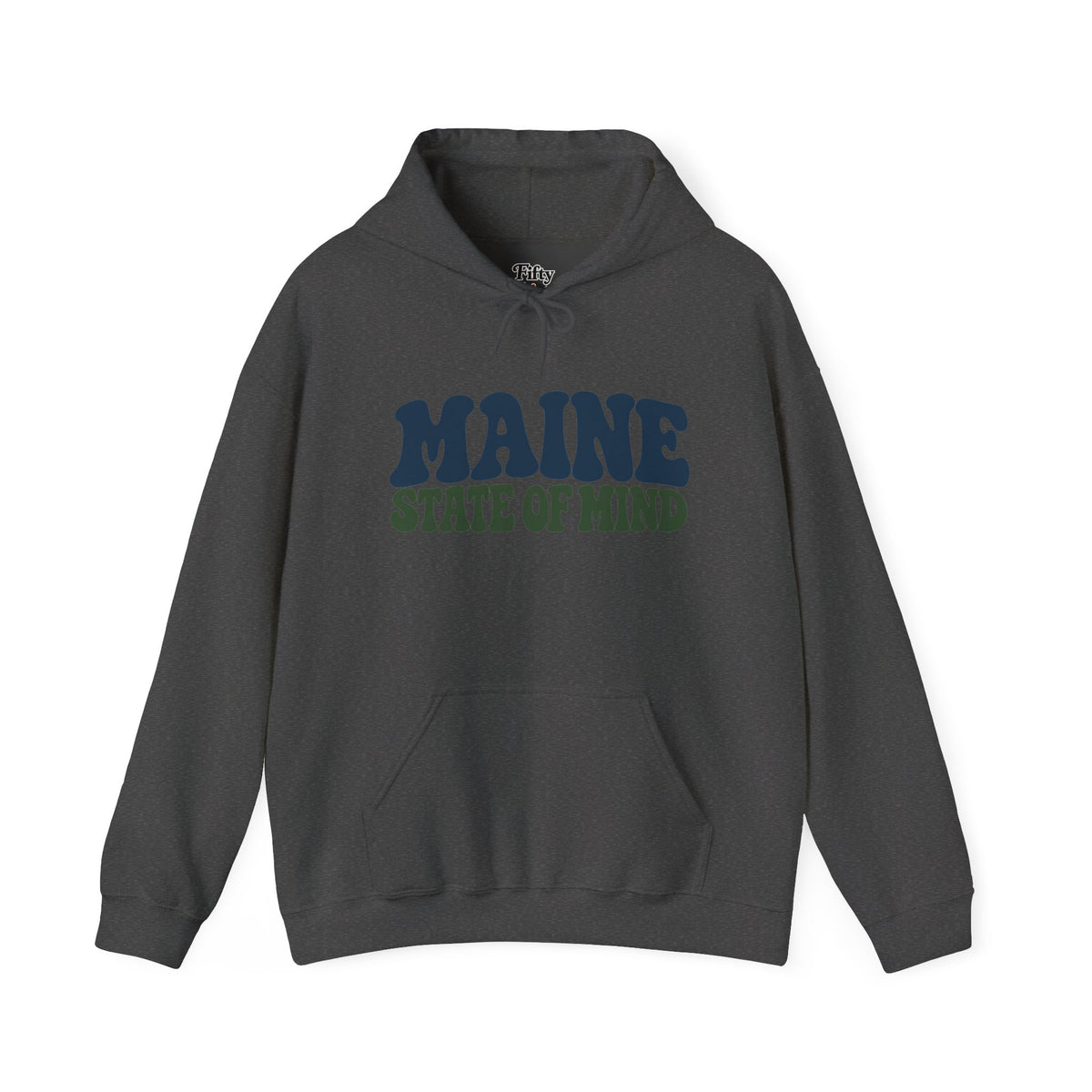 Maine State of Mind Unisex Hoodie State Name Graphic
