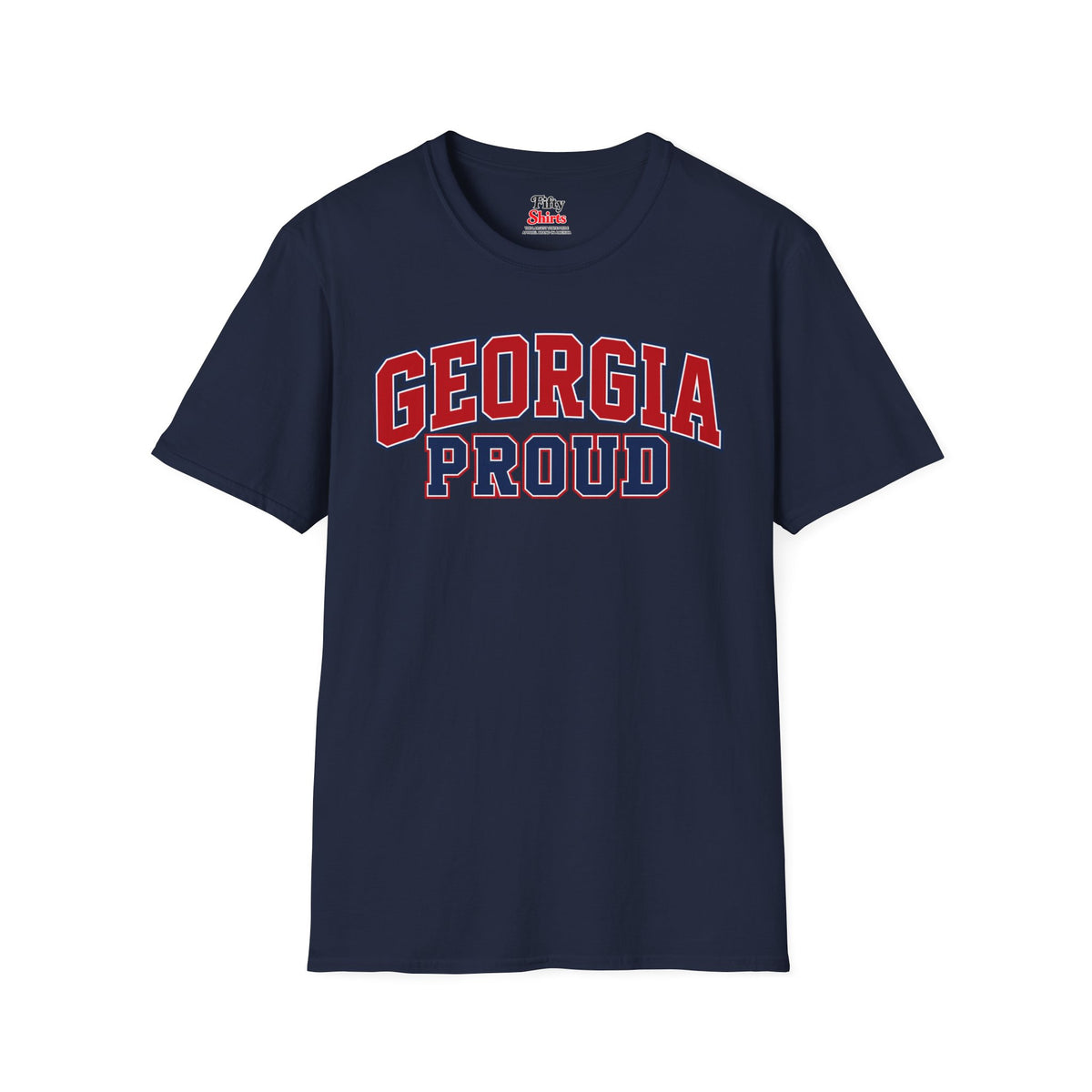 Georgia Proud Unisex Softstyle T Shirt State Name Graphic Tee