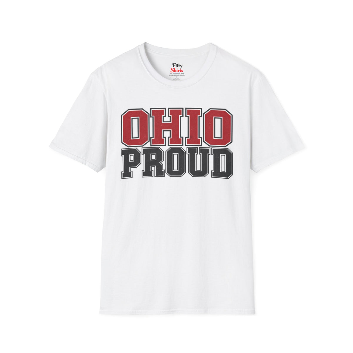 Ohio Proud Unisex Softstyle T Shirt State Name Graphic Tee