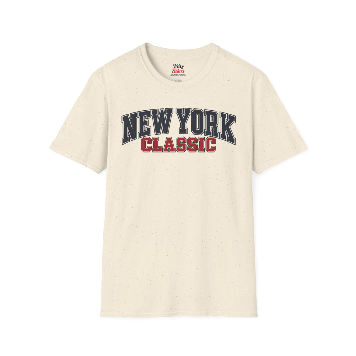 New York Classic Unisex Softstyle T Shirt State Name Graphic Tee