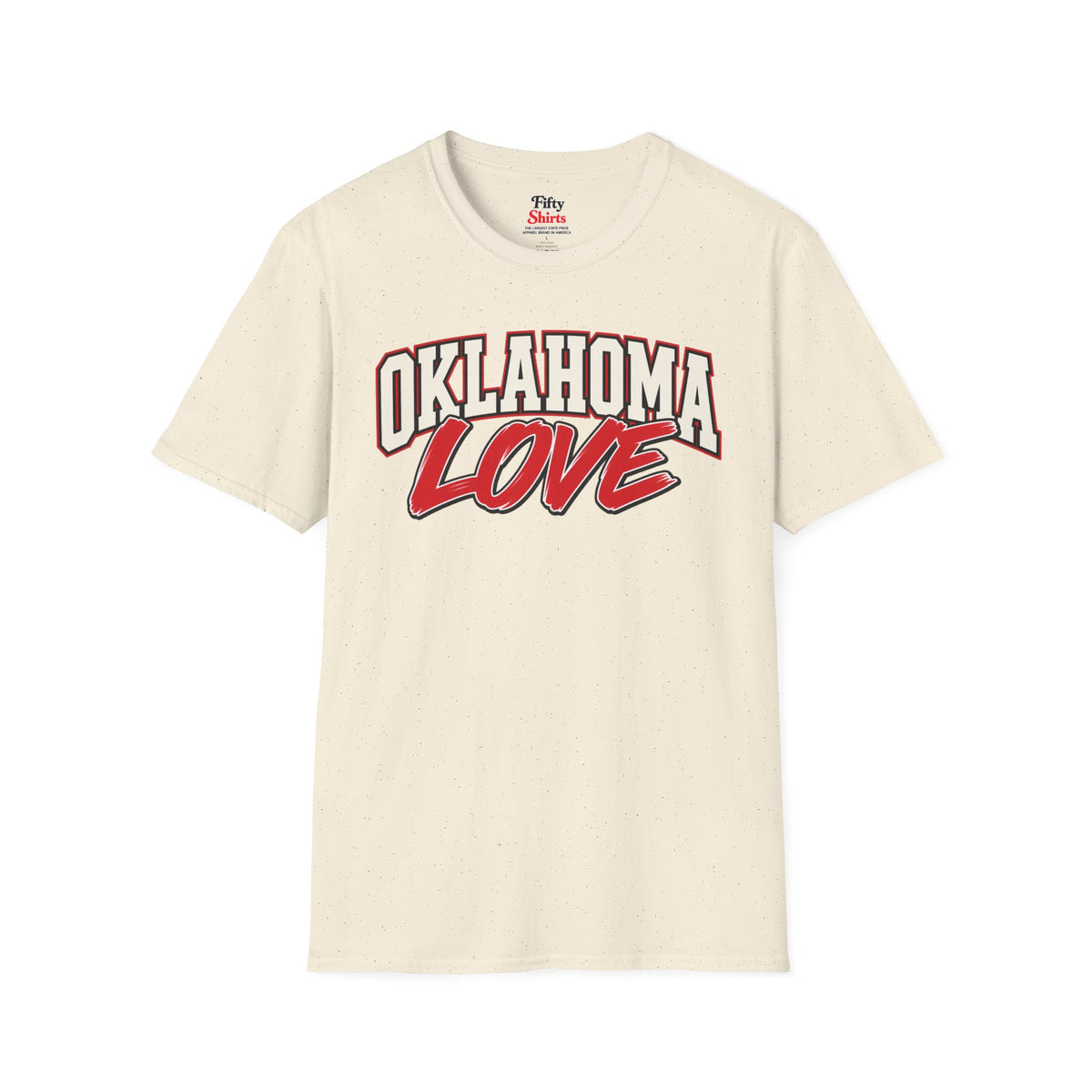 Oklahoma Love Unisex Softstyle T Shirt State Name Graphic Tee