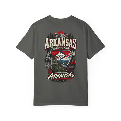 Arkansas Street Legacy Unisex Comfort Color 1717 Streetwear Graphic Tee