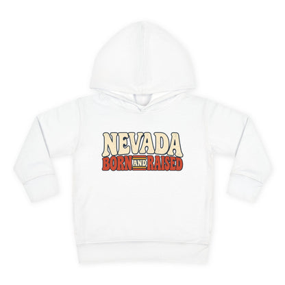 Nevada Born and Raised Retro 1970s Desert Unisex Toddler Pullover Fleece Hoodie