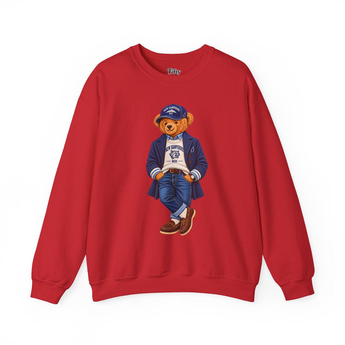 New Hampshire - Game Day Teddy Bear Sweatshirt