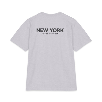 New York All State In God We Trust Unisex Max Heavyweight Short Sleeve