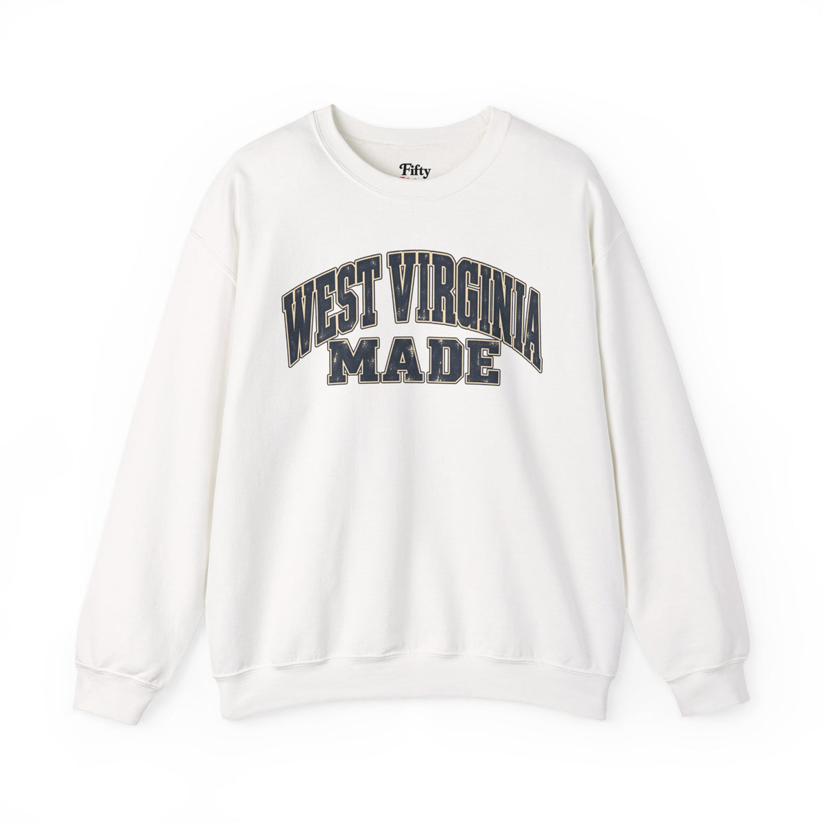 West Virginia Made Unisex Crewneck Sweatshirt State Name Graphic