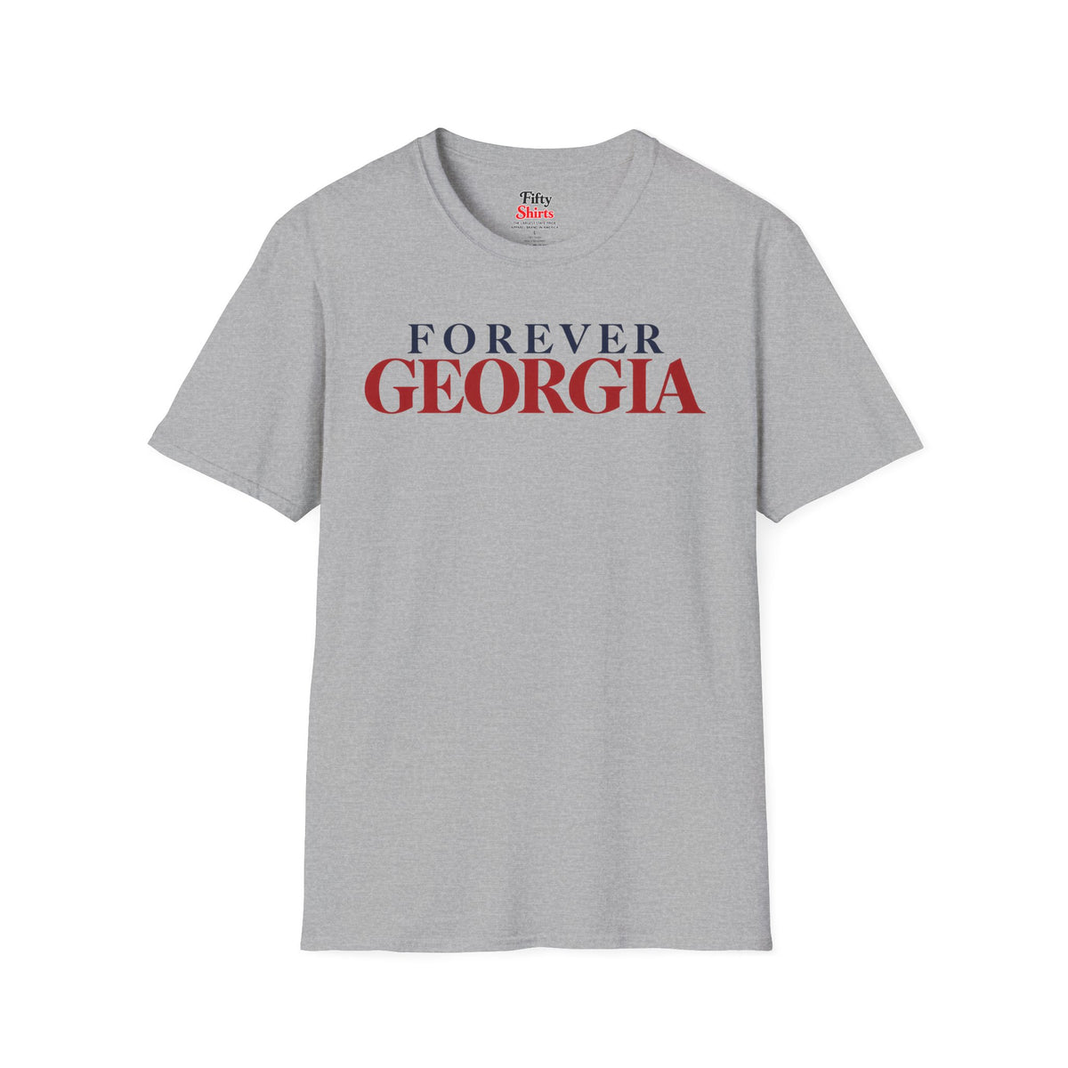 Forever Georgia Unisex Softstyle T Shirt State Name Graphic Tee