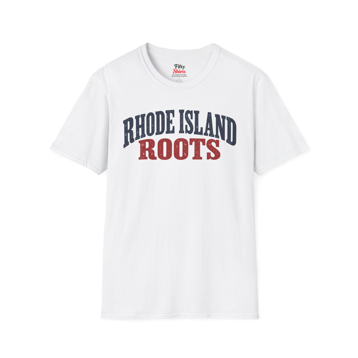 Rhode Island Roots Unisex Softstyle T Shirt State Name Graphic Tee