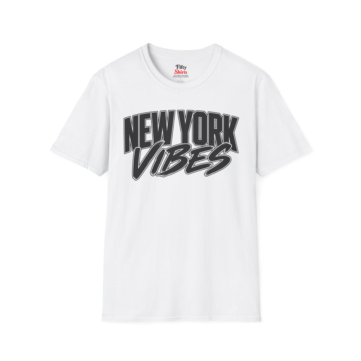 New York Vibes Unisex Softstyle T Shirt State Name Graphic Tee