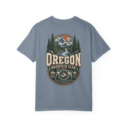 Oregon Mountain Club Unisex Comfort Color 1717 Streetwear Graphic Tee