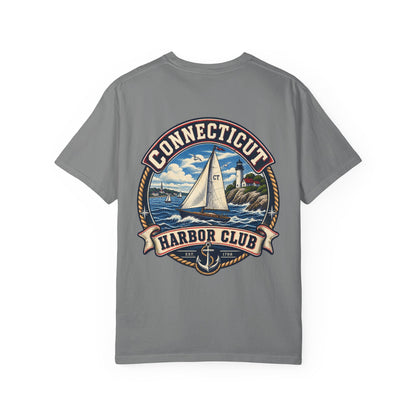 Connecticut Harbor Club  Unisex Comfort Color 1717 Streetwear Graphic Tee