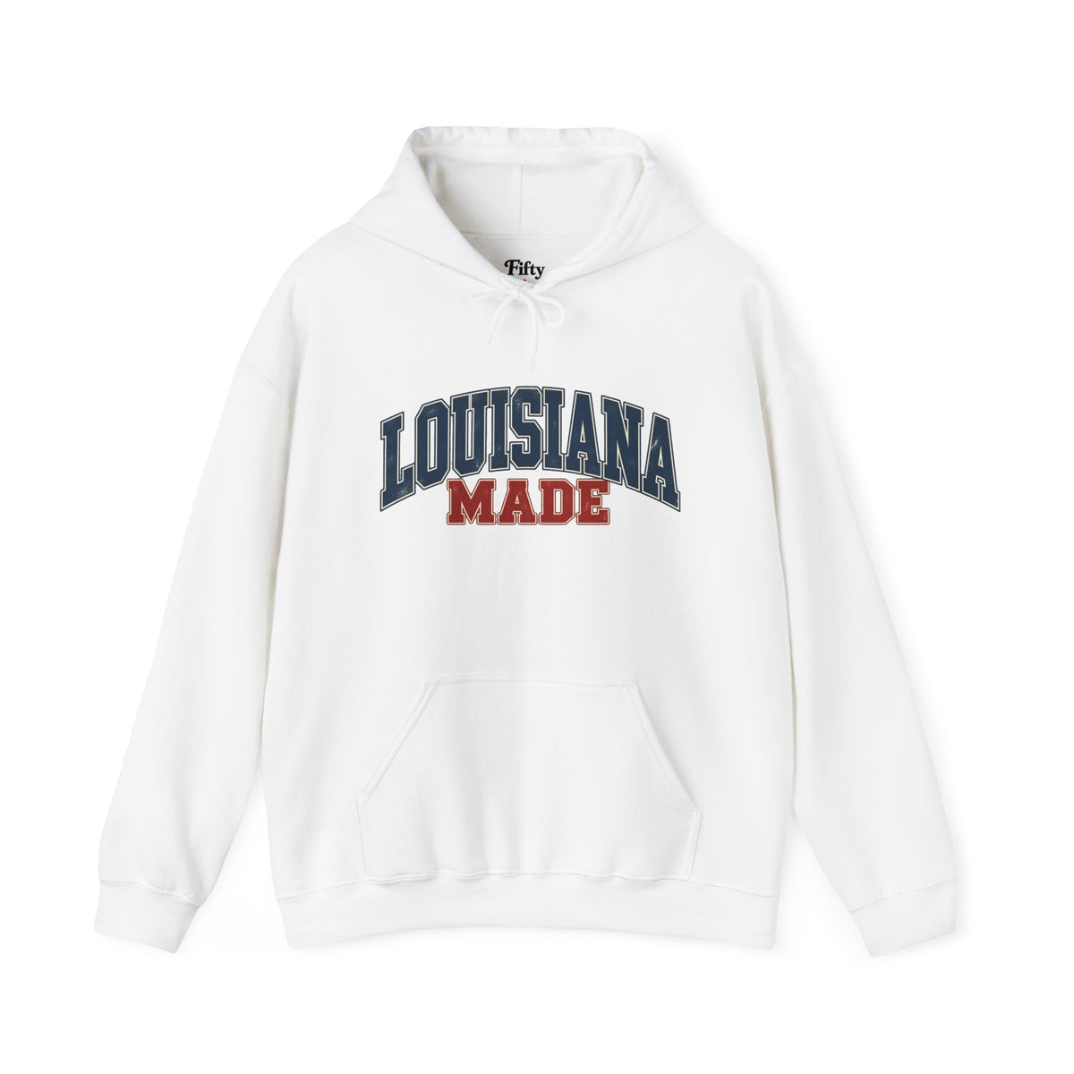 Louisiana Made Unisex Hoodie State Name Graphic