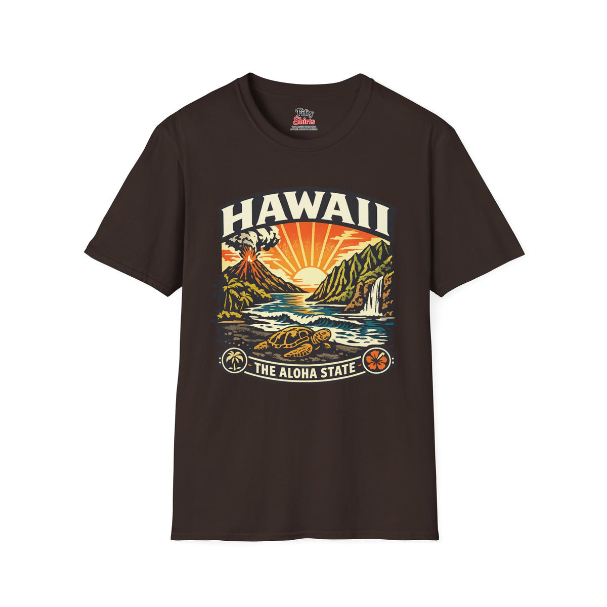 Hawaii Aloha State Adventure Unisex Softstyle T Shirt State Pride Graphic Tee Collections FS03