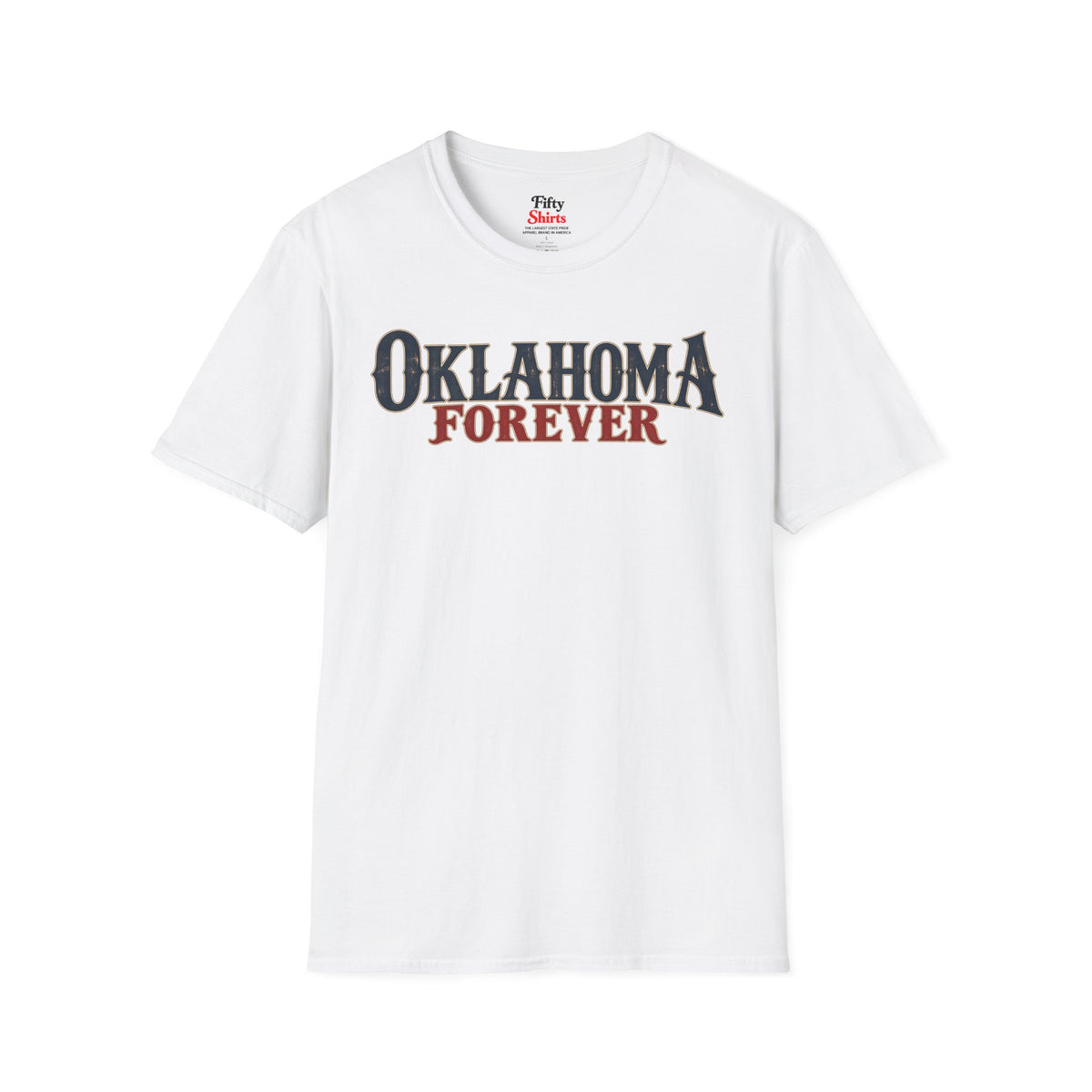 Oklahoma Forever Unisex Softstyle T Shirt State Name Graphic Tee