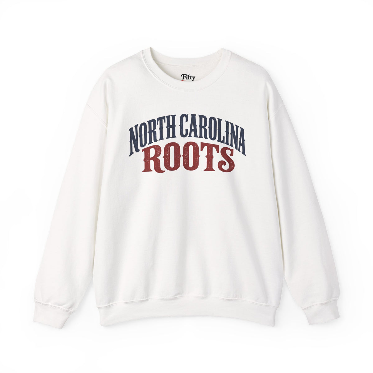 North Carolina Roots Unisex Crewneck Sweatshirt State Name Graphic