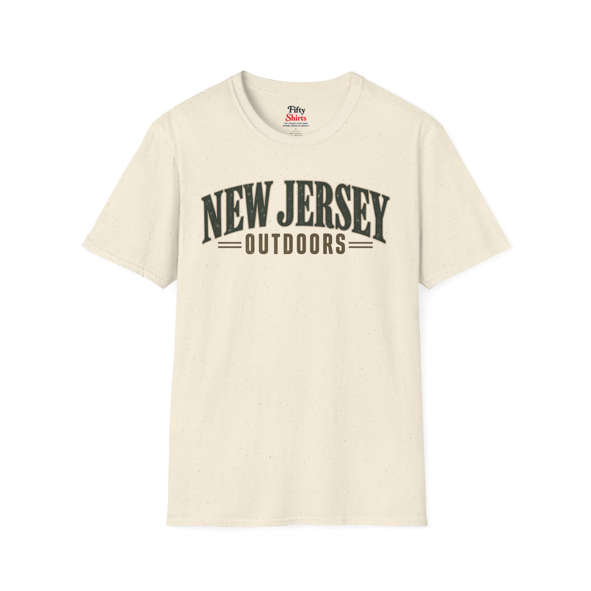 New Jersey Outdoors Unisex Softstyle T Shirt State Name Graphic Tee