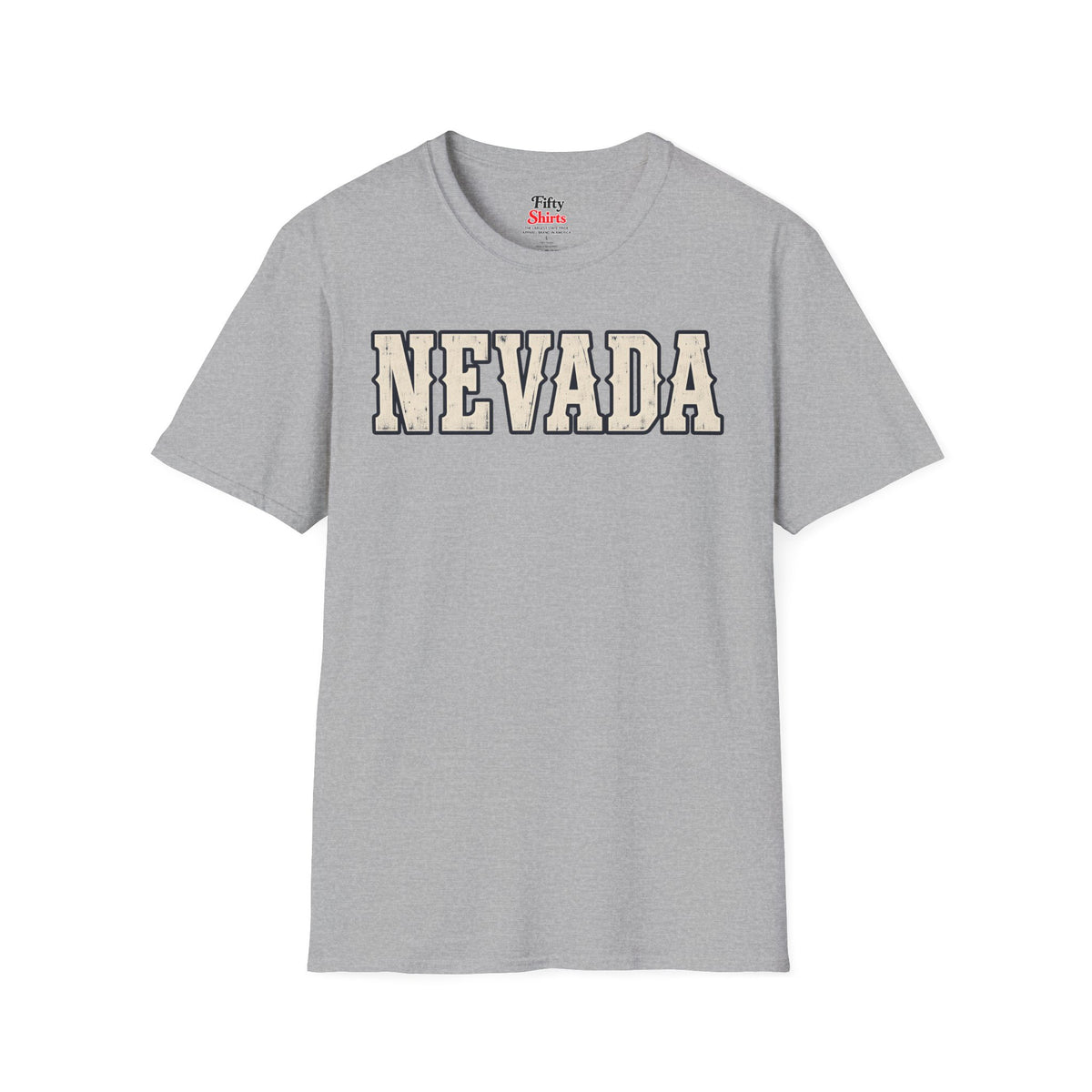 Nevada Unisex Softstyle T Shirt State Name Graphic Tee