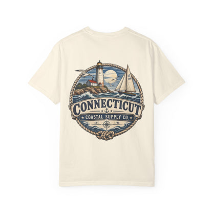 Connecticut Coastal Supply Co  Unisex Comfort Color 1717 Streetwear Graphic Tee