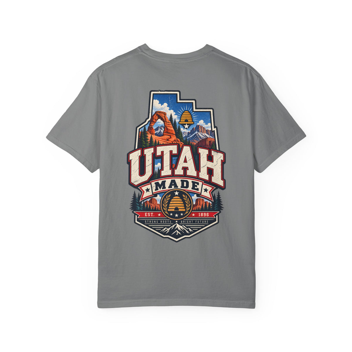 Utah Made Unisex Comfort Color 1717 Streetwear Graphic Tee